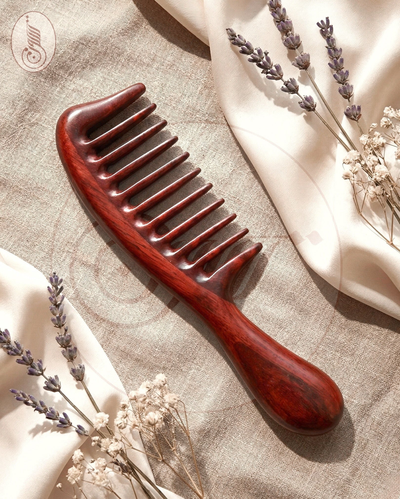 11-teeth rosewood smooth comb